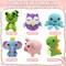 6Pcs Crochet Kit for Beginners, 2026 DIY Craft for Adults and Kids, Great Gift for Crochet Lovers, Crocheting Animal Kits